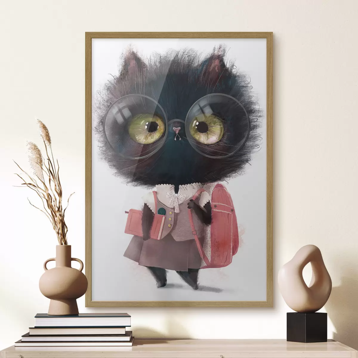Poster Chat et pause f34994