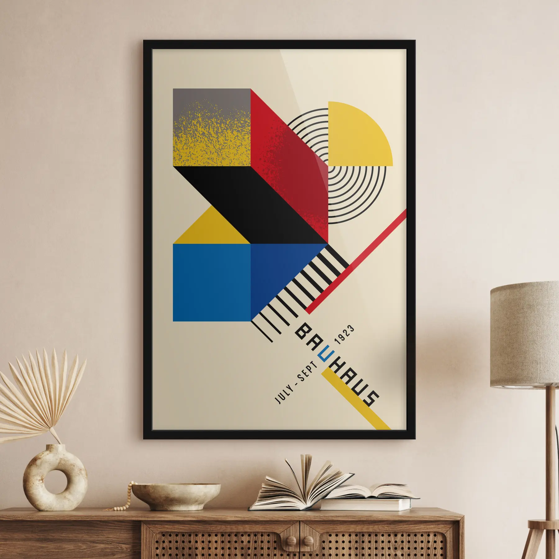 Tableau Abstraction du Bauhaus f36279