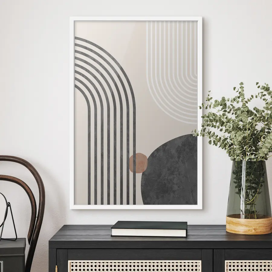 Papier peint Arches en contraste f36493