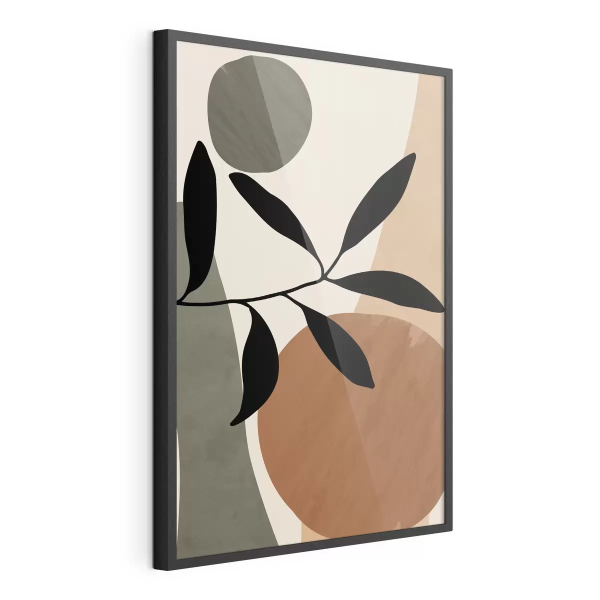 Poster Branches sur fond d'abstraction f36481