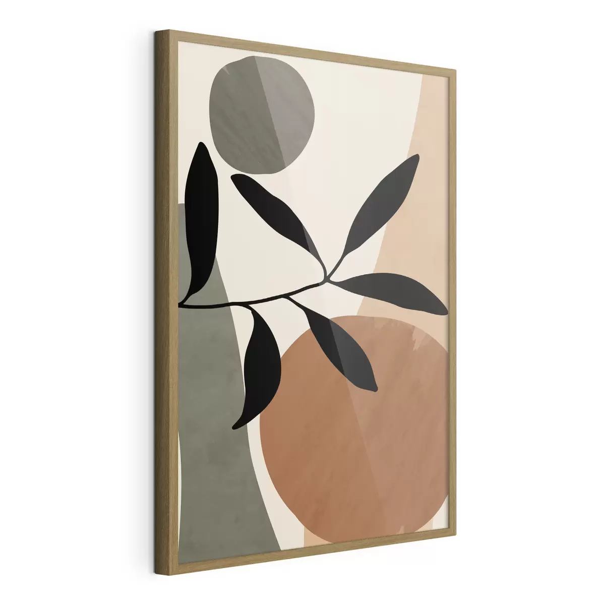 Poster Branches sur fond d'abstraction f36481