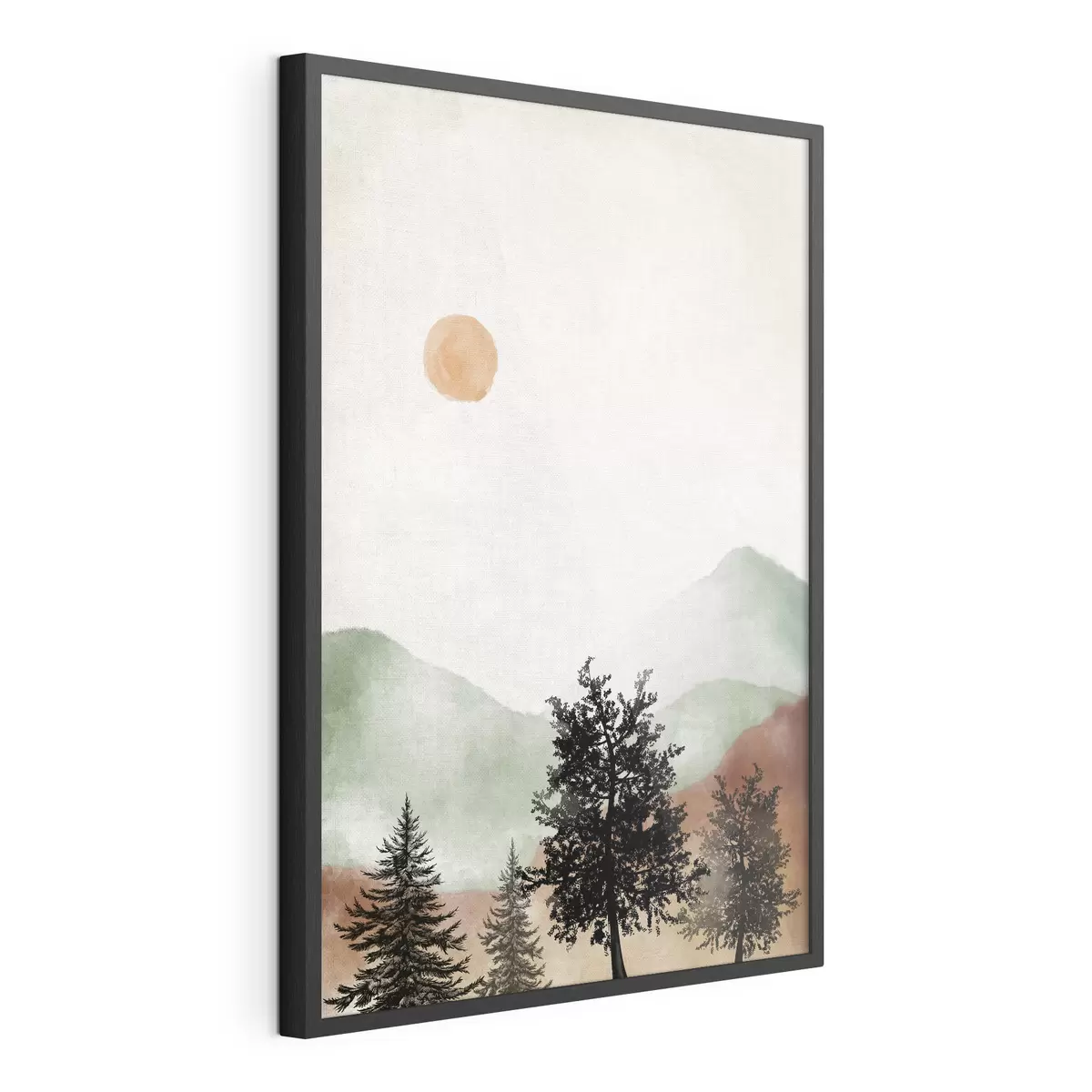 Poster Paysage de montagne à l'aquarelle f36592