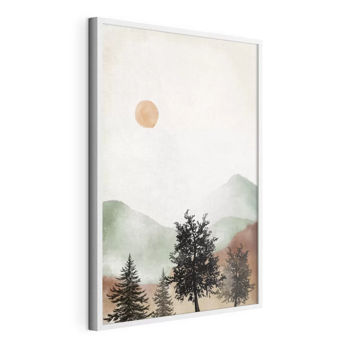 Poster Paysage de montagne à l'aquarelle f36592