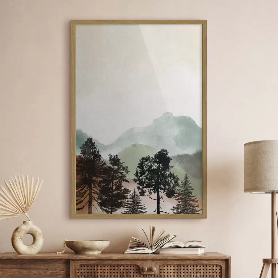 Papier peint Arbres sur la pente f36603