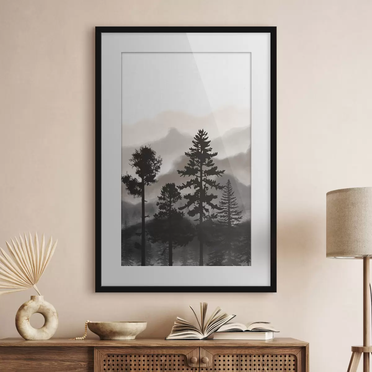 Poster Sommets monochromes f36605v1