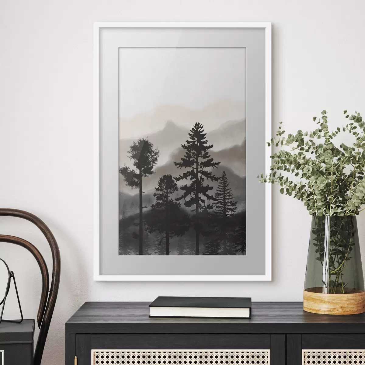 Poster Sommets monochromes f36605v1