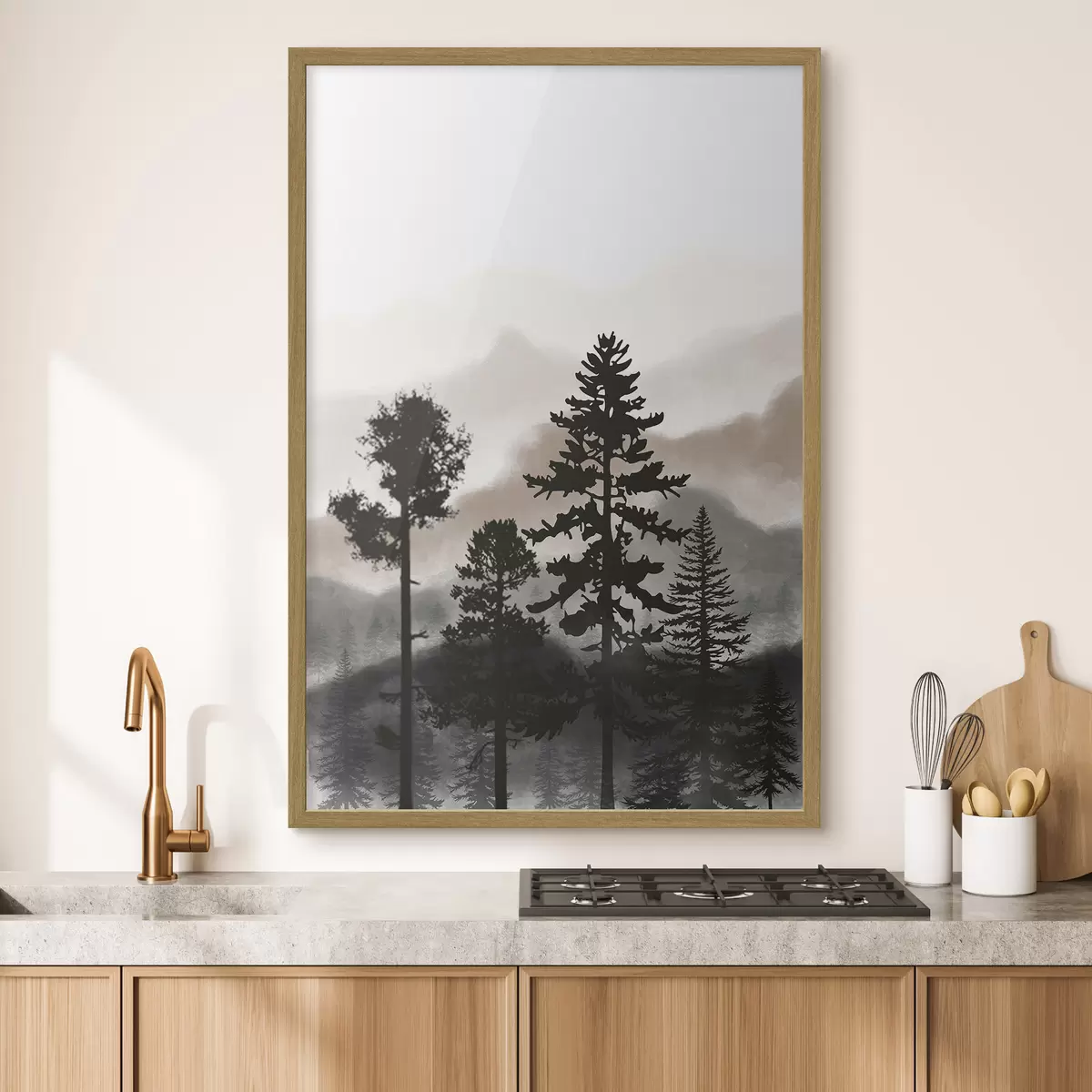 Poster Sommets monochromes f36605v1