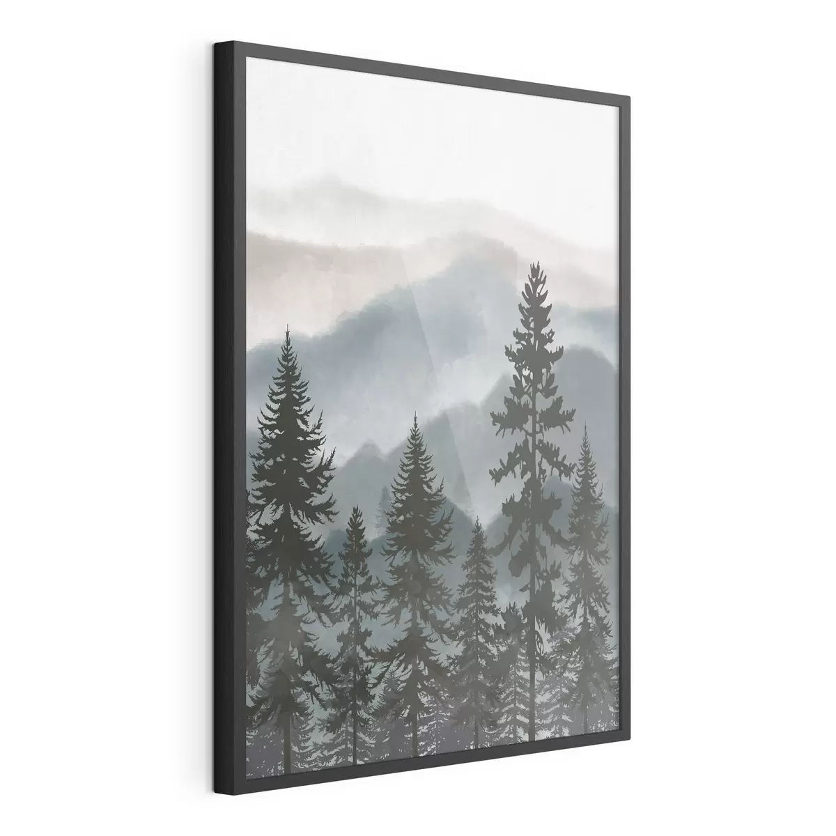 Poster Monts bleus, forêt calme f37017