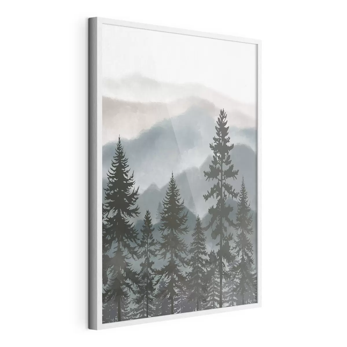 Poster Monts bleus, forêt calme f37017