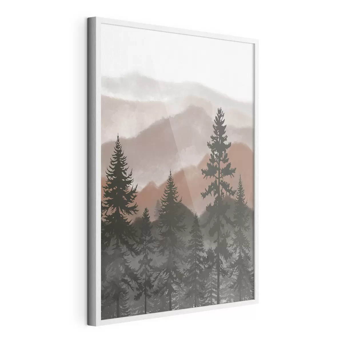 Poster Monts dans la lumière chaude f37017v2