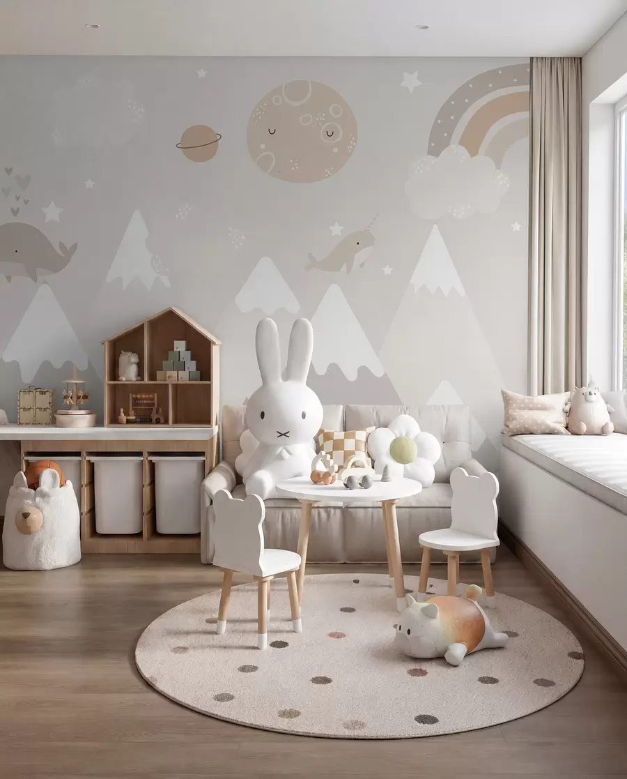Papier peint Petits rêveurs des montagnes u99206
