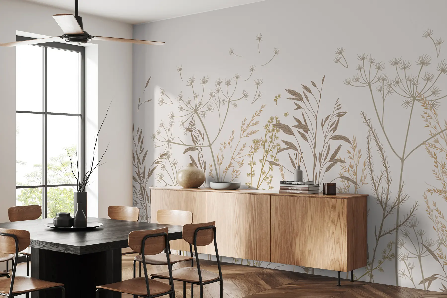 Papier peint Herbe sauvage u99011