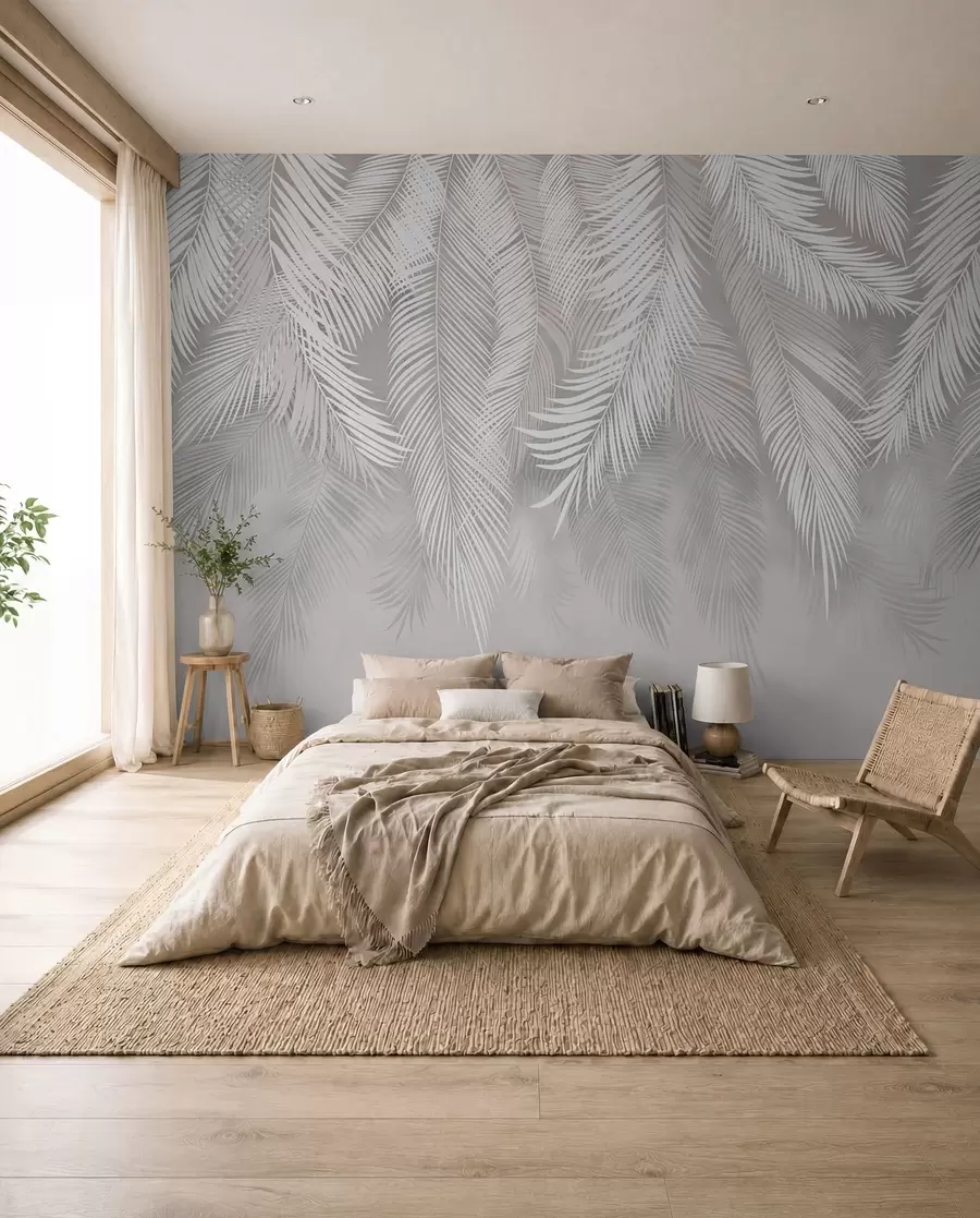 Papier peint Feuilles de palmier suspendues u48556d2