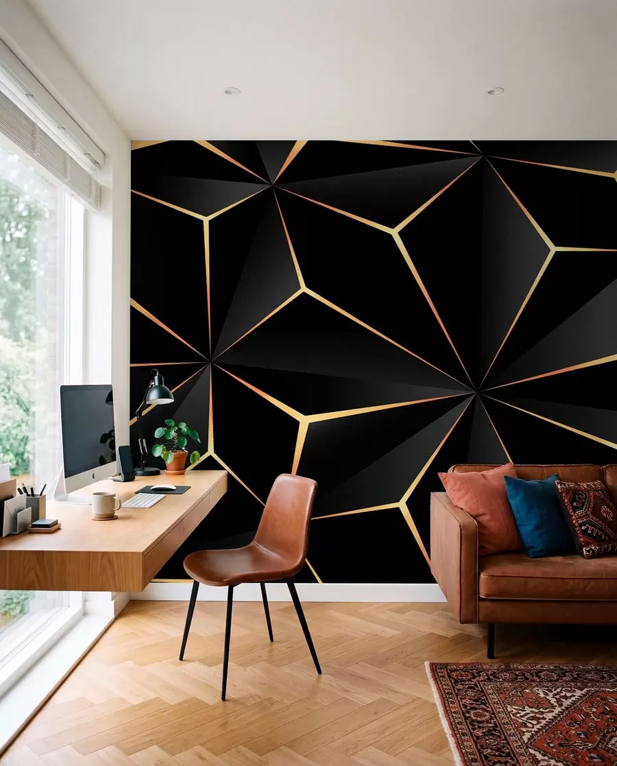Papier peint Triangle noir u72104d2