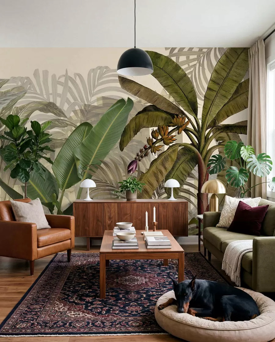 Papier peint Jungle tropicale et feuilles u74748d1