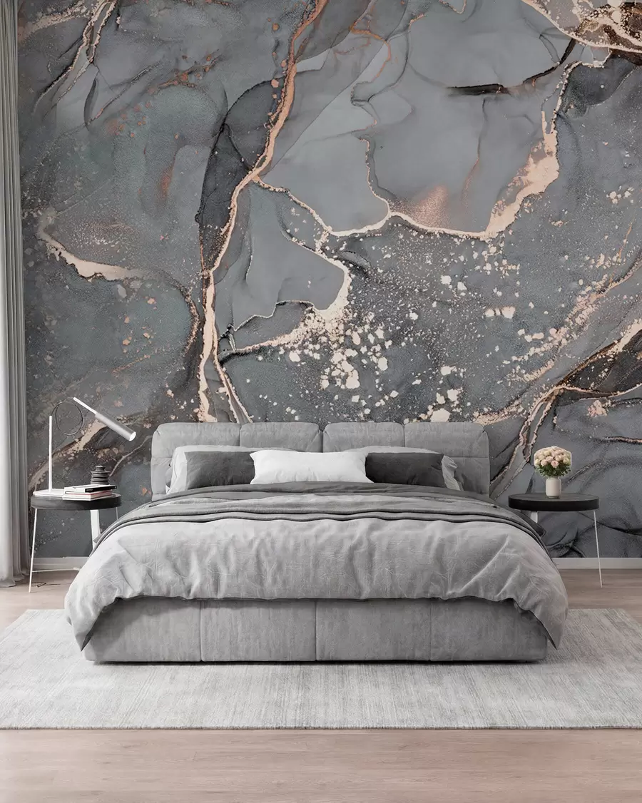Papier peint Marbre gris u93578d2
