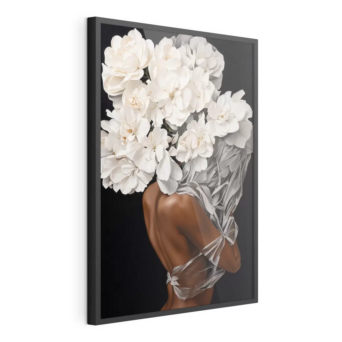 Poster Derrière les fleurs f37163