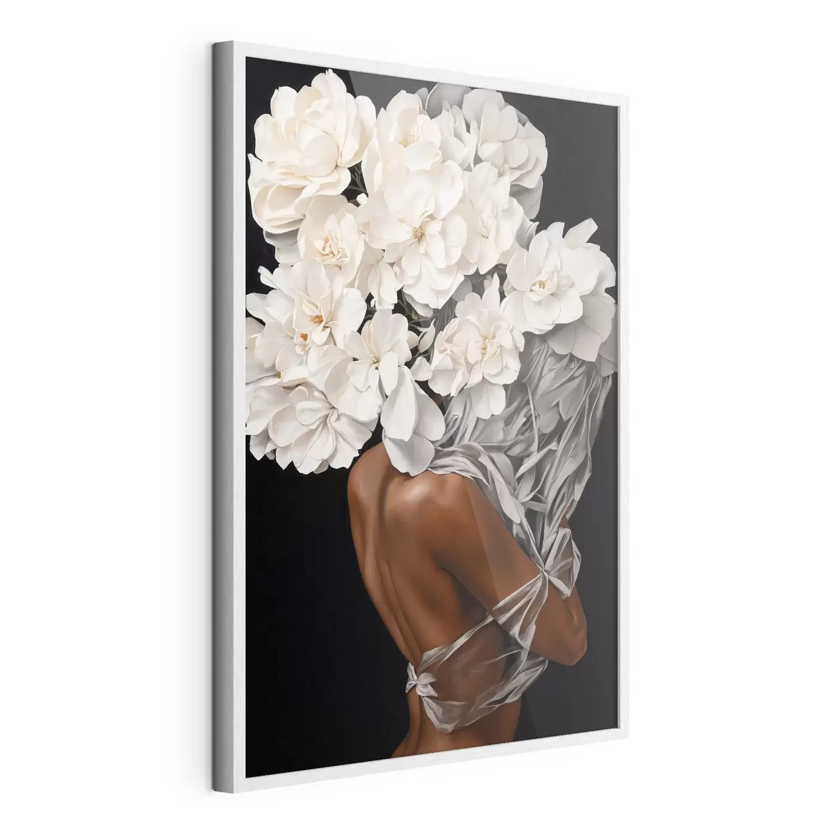 Poster Derrière les fleurs f37163