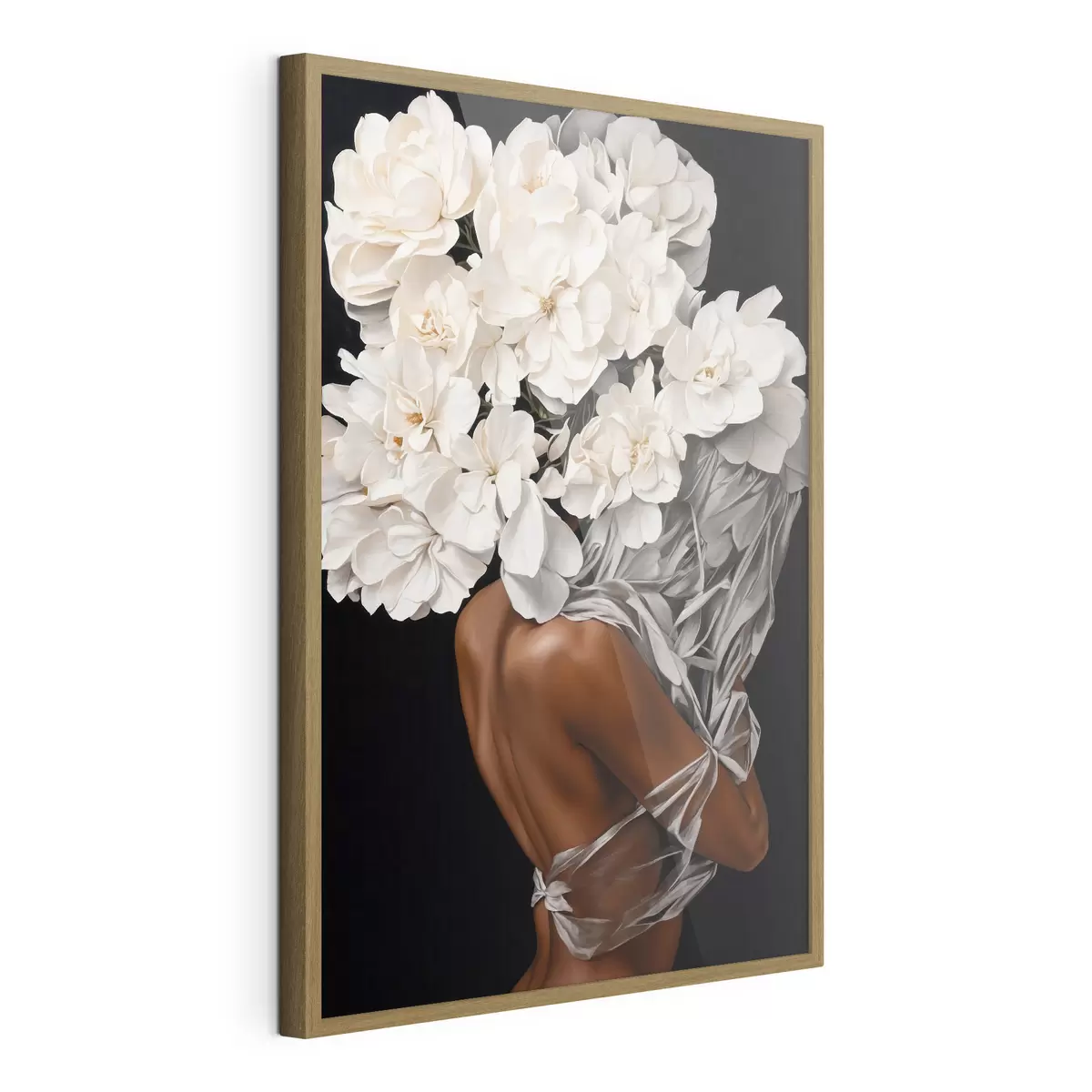 Poster Derrière les fleurs f37163