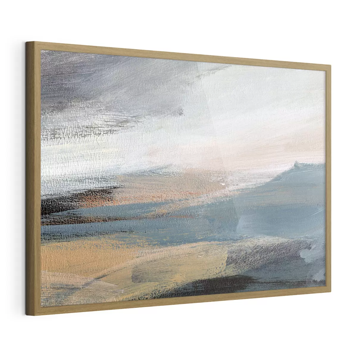 Poster Vue abstraite sur la plage et la mer f37064