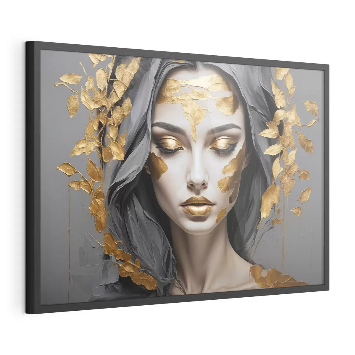 Poster Regard intérieur doré f37326