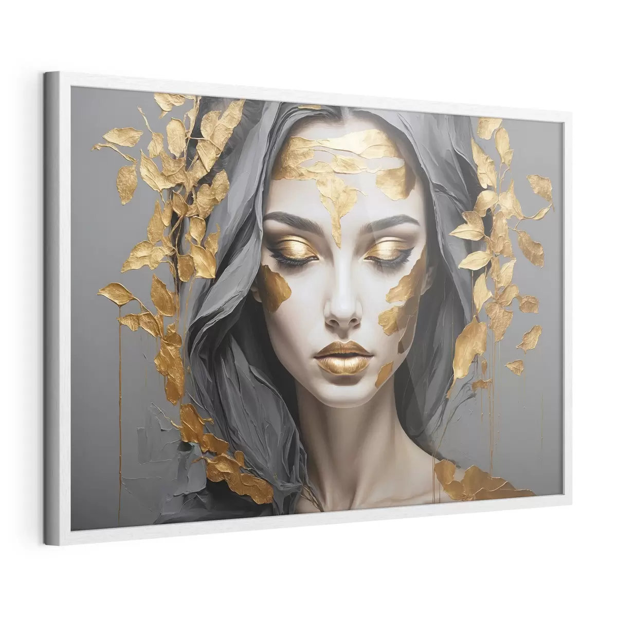 Poster Regard intérieur doré f37326