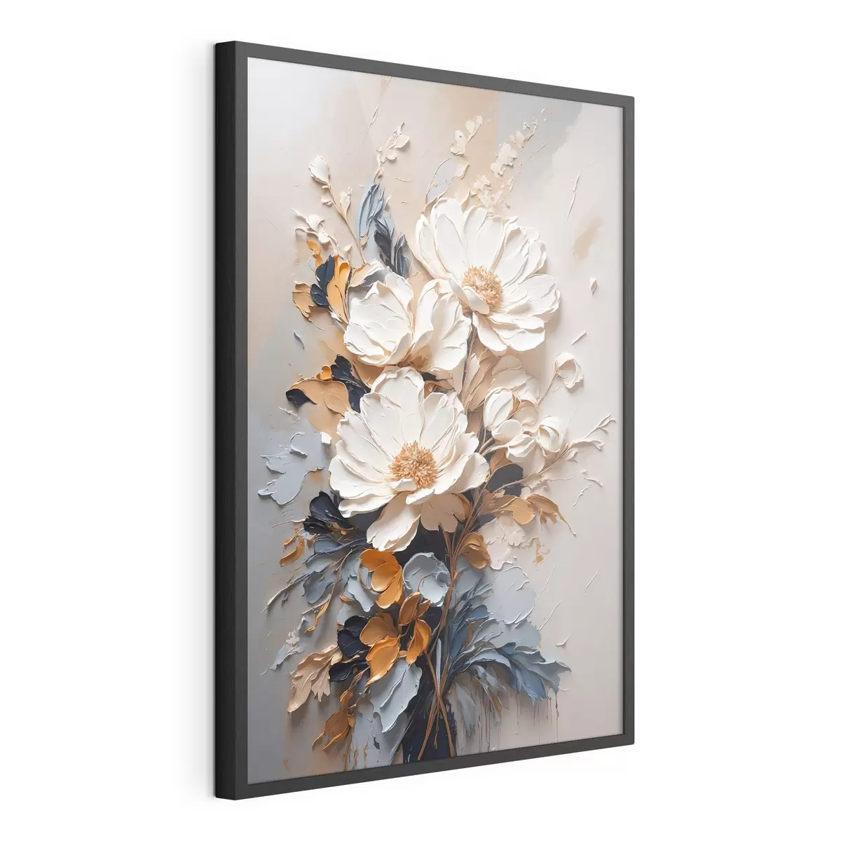 Poster Fleurs au feuillage sombre f37327