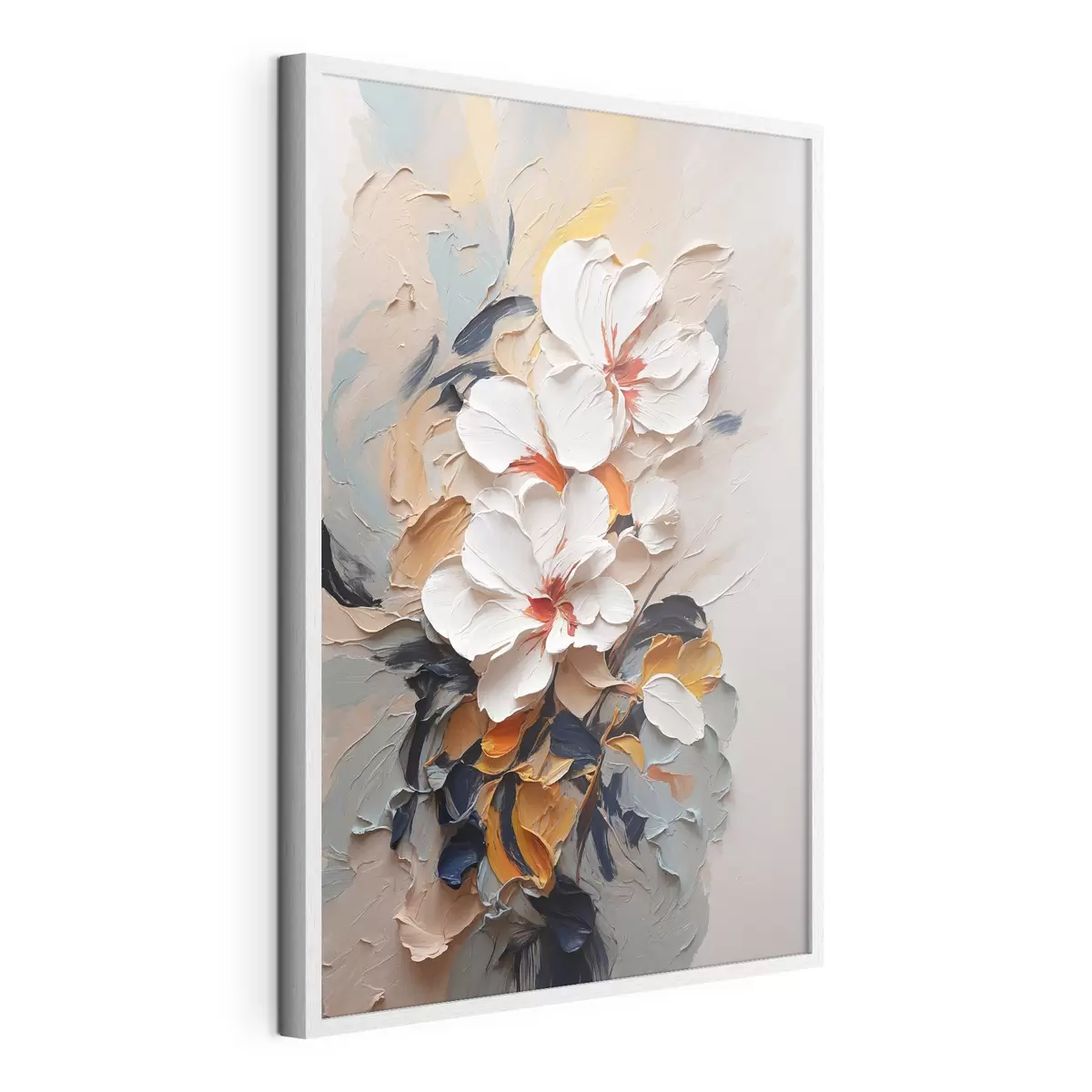 Poster Fleurs abstraites à l'huile f37330