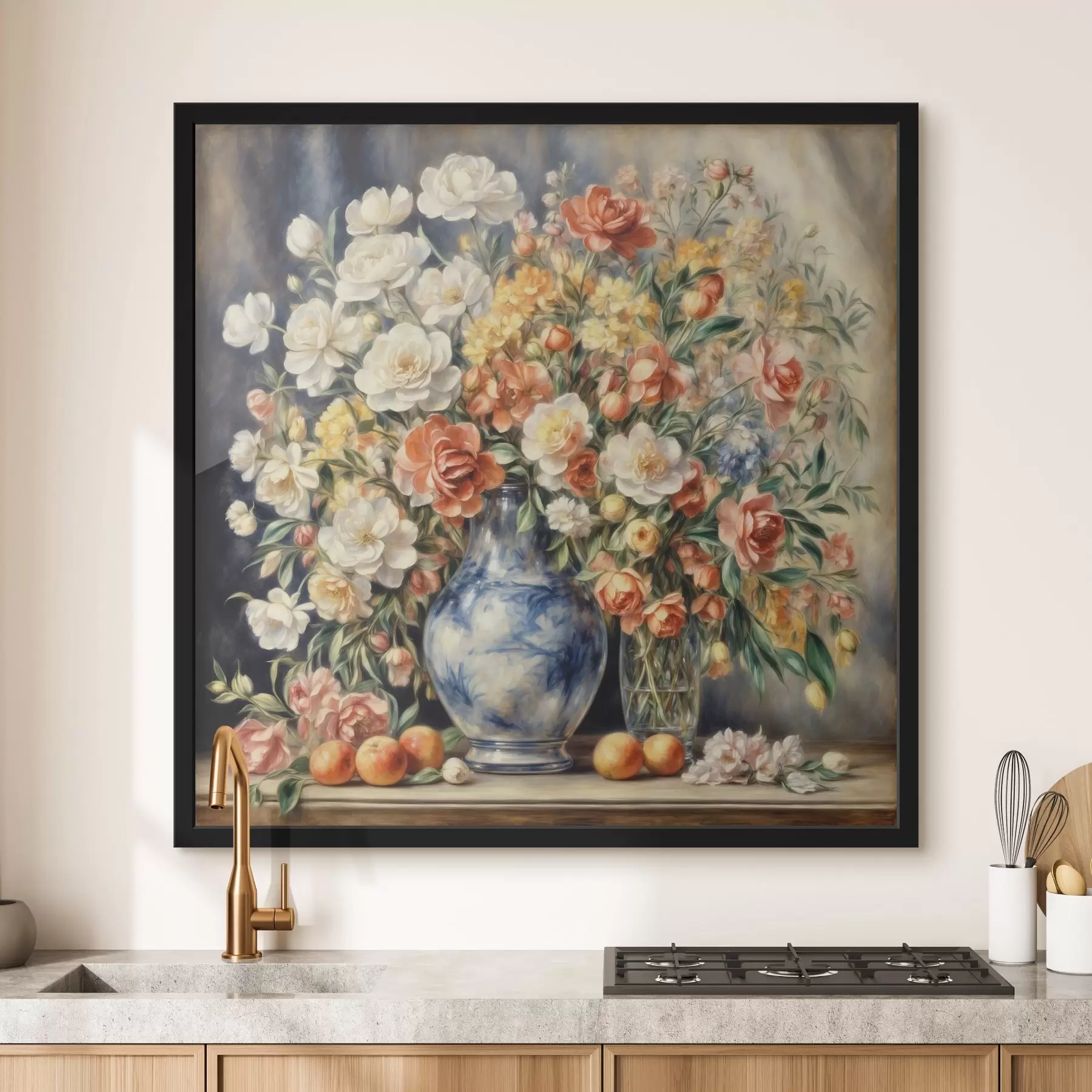 Papier peint Bouquet d'été dans le style d'Auguste Renoir f37436