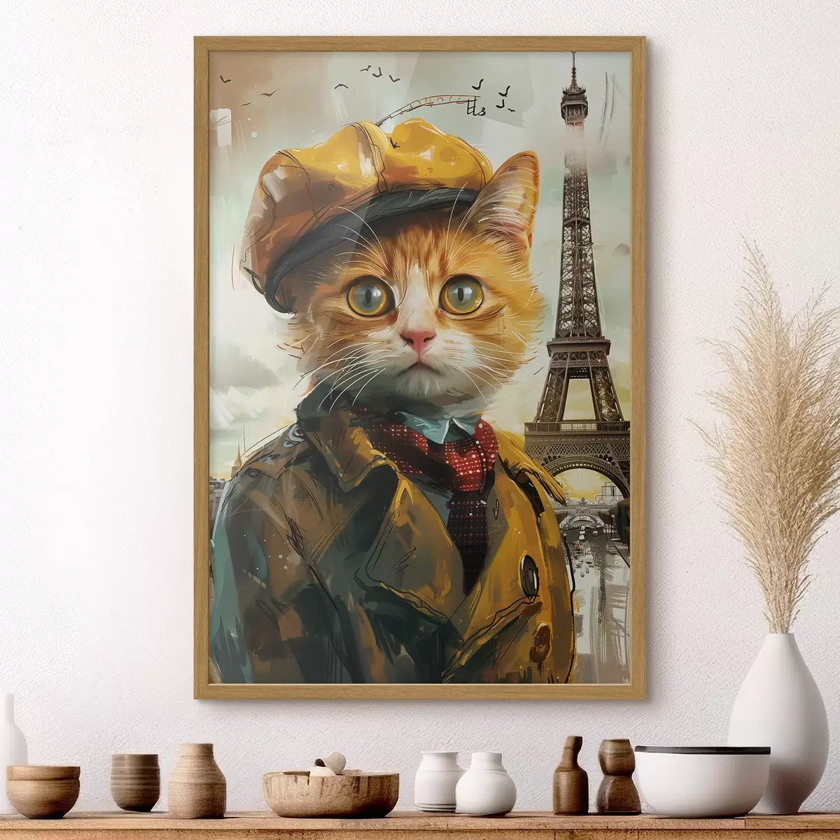 Poster Un chat à Paris f37456