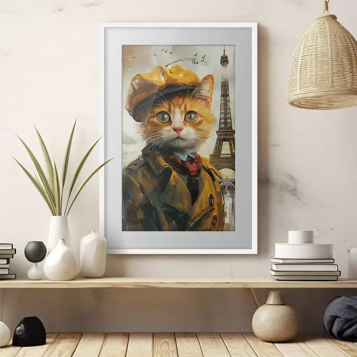Poster Un chat à Paris f37456