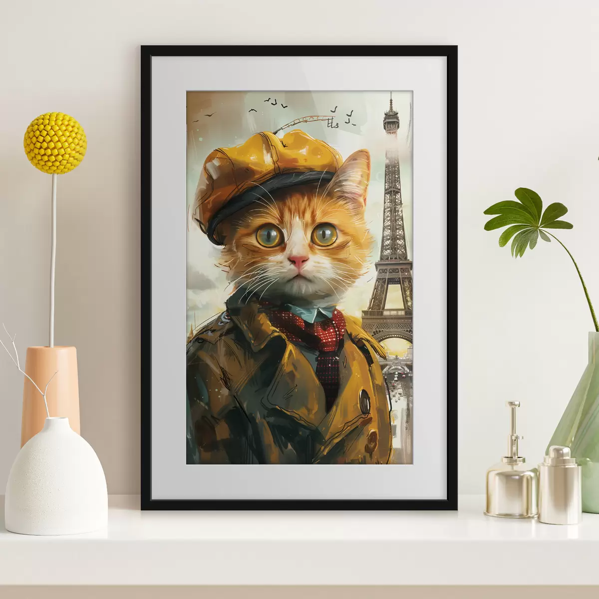 Poster Un chat à Paris f37456